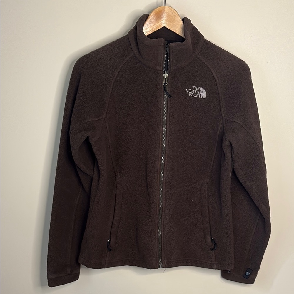 The North Face Brown Full Zip Fleece Jacket